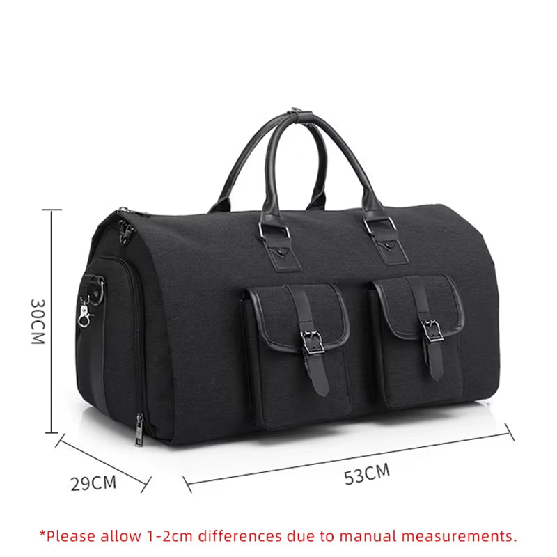 Men'S Hand Luggage Bag Sport Travel Bags Large Capacity Garment Handbag Folding Business Shoulder Bags Shoes Compartment XM137